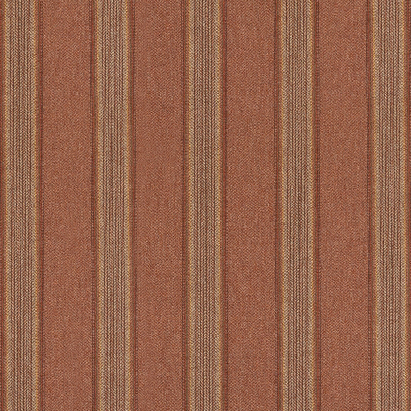 MULBERRY - MORAY STRIPE- RUSSET - Fabric by the Yard RUSSET