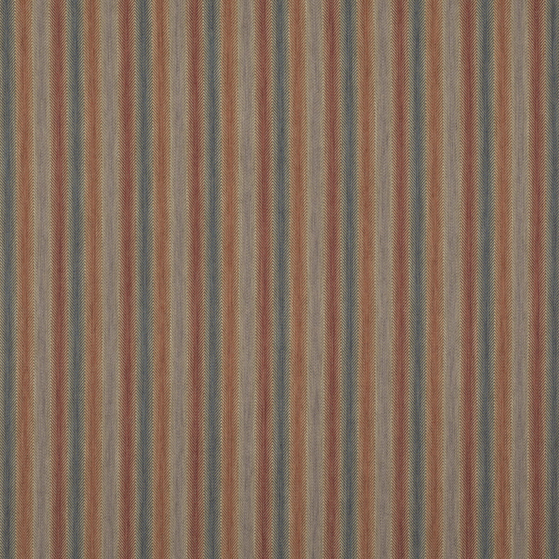 MULBERRY - SHEPTON STRIPE- RED/BLUE - Fabric by the Yard RED/BLUE