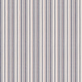 MULBERRY - SPINNAKER STRIPE- INDIGO/RED - Fabric by the Yard