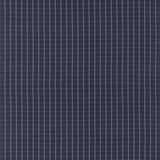 MULBERRY - COMPASS CHECK- INDIGO - Fabric by the Yard