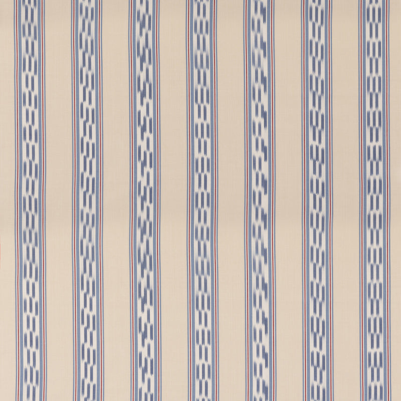 MULBERRY - BREEZY STRIPE- BLUE/RED - Fabric by the Yard BLUE/RED