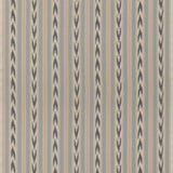 MULBERRY - NEWPORT STRIPE- BLUE/RED - Fabric by the Yard