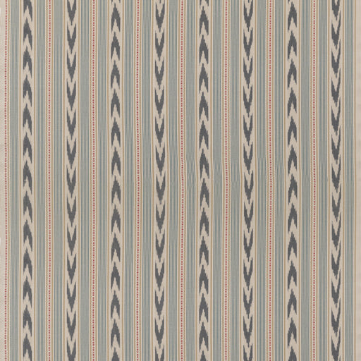 MULBERRY - NEWPORT STRIPE- BLUE/RED - Fabric by the Yard BLUE/RED