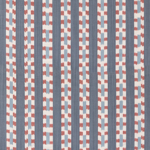 MULBERRY - WAYFARER STRIPE- BLUE/RED - Fabric by the Yard BLUE/RED