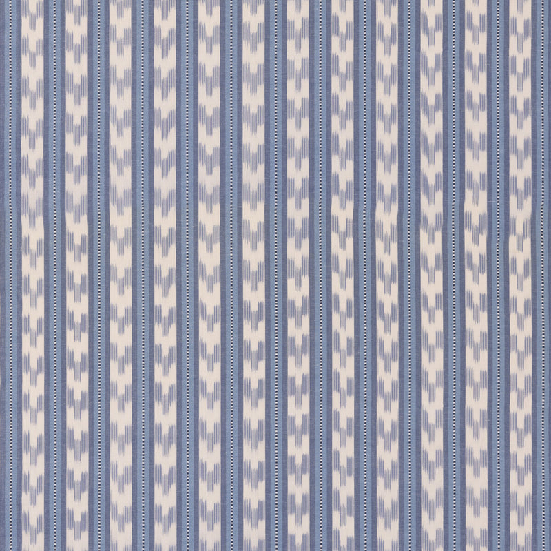 MULBERRY - CHART STRIPE- BLUE - Fabric by the Yard BLUE