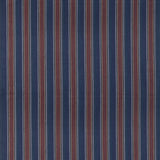 MULBERRY - BARRINGTON STRIPE- INDIGO/RED - Fabric by the Yard