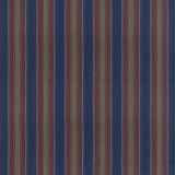 MULBERRY - WESTERLY STRIPE- INDIGO/RED - Fabric by the Yard