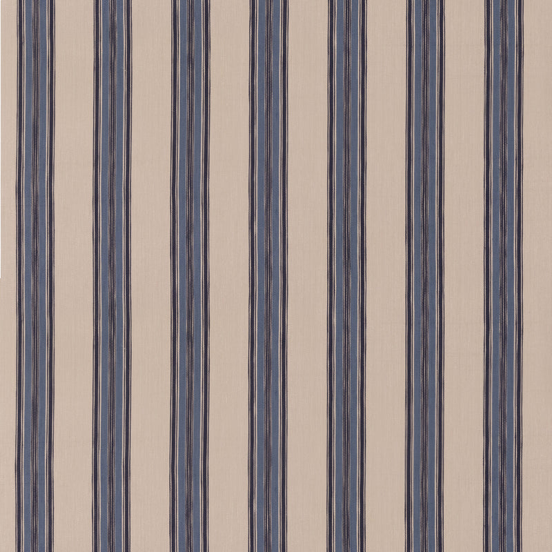 MULBERRY - FALMOUTH STRIPE- INDIGO - Fabric by the Yard INDIGO