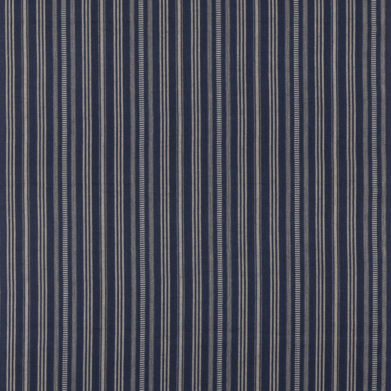 MULBERRY - SIGNAL STRIPE- INDIGO - Fabric by the Yard INDIGO