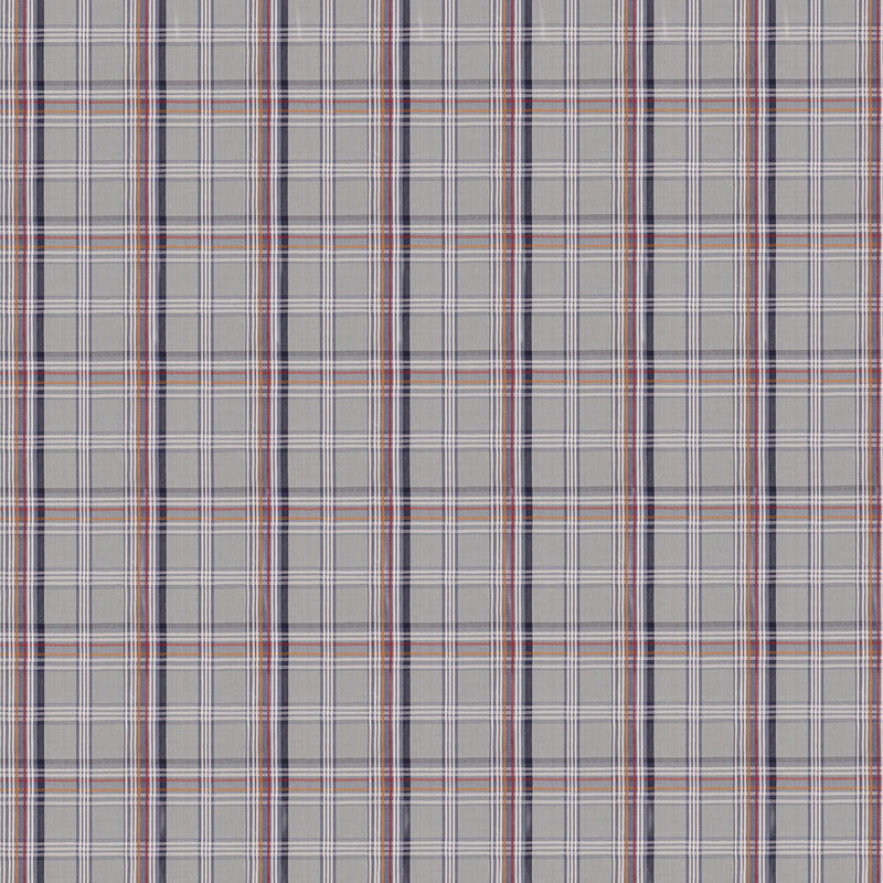MULBERRY - OCEAN CHECK- BLUE - Fabric by the Yard BLUE