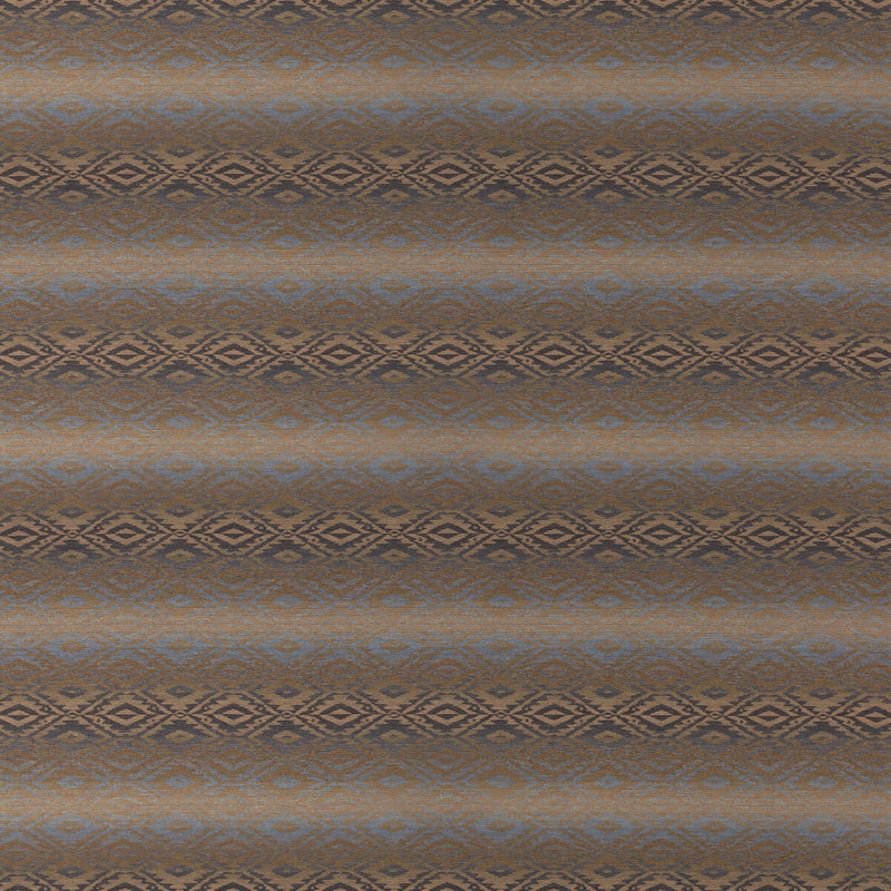 MULBERRY - BEAUMARIS- GRANITE/BLUE - Fabric by the Yard GRANITE/BLUE