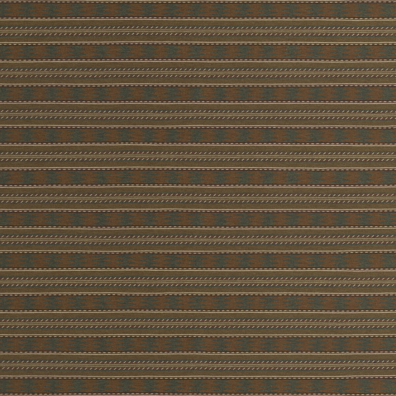 MULBERRY - INVERARAY- RUSSET/GREEN - Fabric by the Yard RUSSET/GREEN