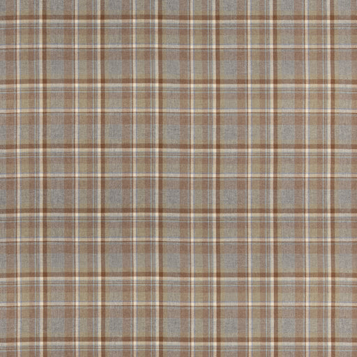 MULBERRY - LINDISFARNE PLAID- FAWN/AQUA - Fabric by the Yard FAWN/AQUA