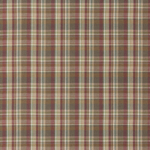 MULBERRY - LINDISFARNE PLAID- RED/GOLD - Fabric by the Yard RED/GOLD