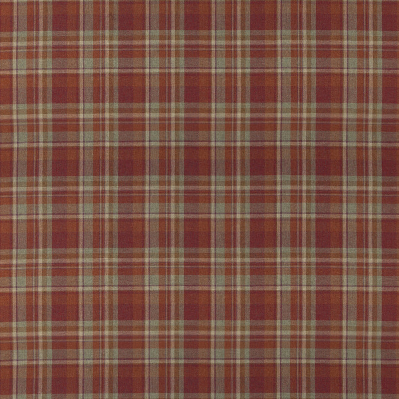 MULBERRY - LINDISFARNE PLAID- RUSSET - Fabric by the Yard RUSSET