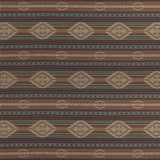 MULBERRY - HARLECH- PLUM/GREEN - Fabric by the Yard