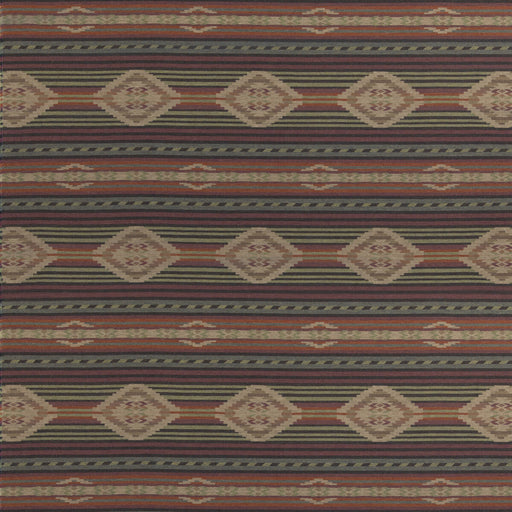 MULBERRY - HARLECH- PLUM/GREEN - Fabric by the Yard PLUM/GREEN