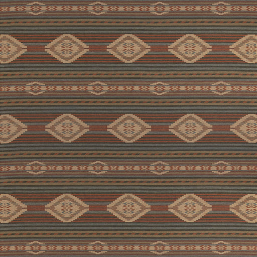 MULBERRY - HARLECH- RUSSET/TEAL - Fabric by the Yard RUSSET/TEAL