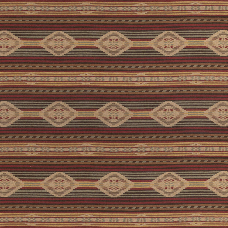 MULBERRY - HARLECH- RED/LOVAT/SAND - Fabric by the Yard RED/LOVAT/SAND