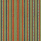 MULBERRY - COUNTRY STRIPE- EMERALD - Fabric by the Yard
