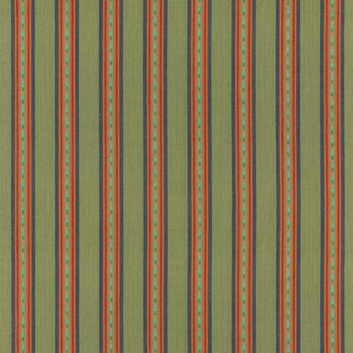 MULBERRY - COUNTRY STRIPE- EMERALD - Fabric by the Yard EMERALD