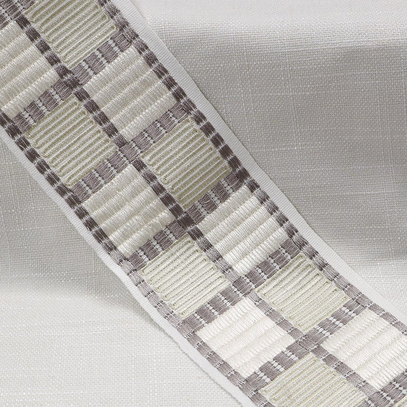 FENCI EMB TAPE - NICKEL - Mag Fabrics - Trim By The Yard