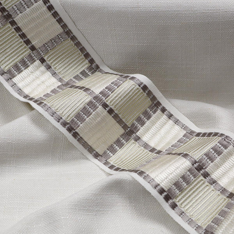 FENCI EMB TAPE - NICKEL - Mag Fabrics - Trim By The Yard