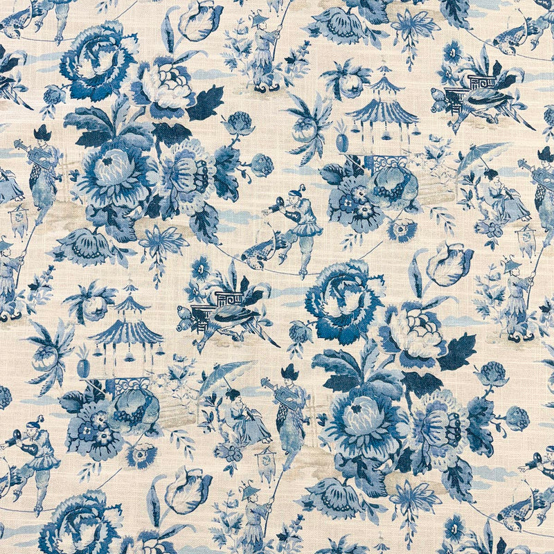 FESTIVAL - BLUECHINA - Mag Fabrics - Fabric By The Yard