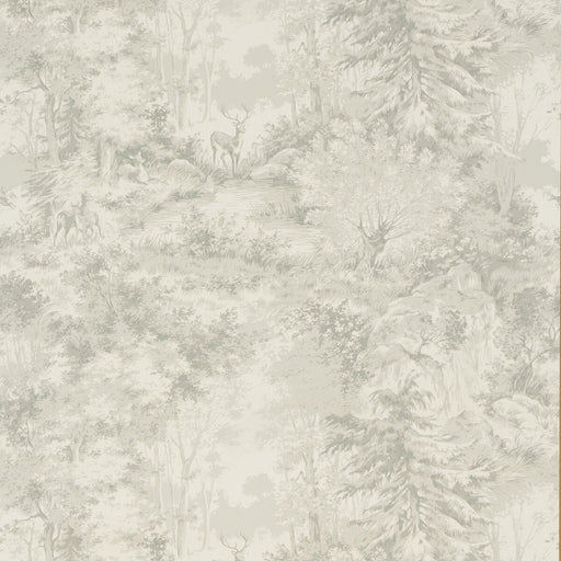 MULBERRY - TORRIDON- SILVER/GREY - Wallcovering by the Roll SILVER/GREY