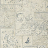 MULBERRY - BOHEMIAN TRAVELS- INDIGO - Wallcovering by the Roll