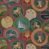 MULBERRY - SPORTING LIFE- PLUM - Wallcovering by the Roll