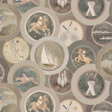 MULBERRY - SPORTING LIFE- ANTIQUE - Wallcovering by the Roll