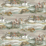 MULBERRY - MORNING GALLOP- GREY/SAND - Wallcovering by the Roll