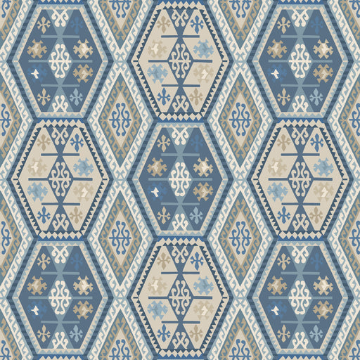 MULBERRY - BUCKLAND- BLUE - Wallcovering by the Roll BLUE
