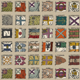 MULBERRY - NAVAL ENSIGNS- RED/PLUM - Wallcovering by the Roll