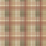 MULBERRY - MULBERRY ANCIENT TARTAN- LOVAT/RED - Wallcovering by the Roll