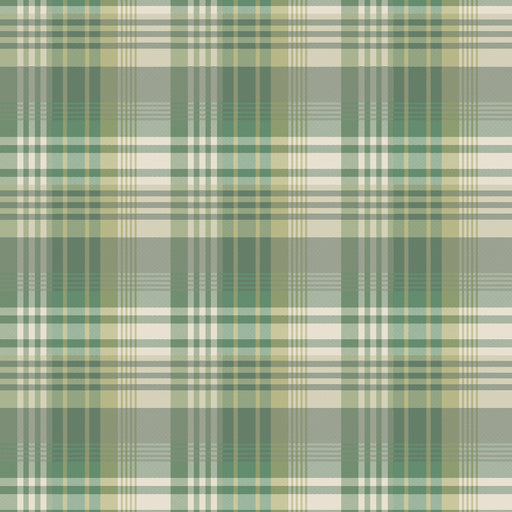 MULBERRY - MULBERRY ANCIENT TARTAN- EMERALD - Wallcovering by the Roll EMERALD