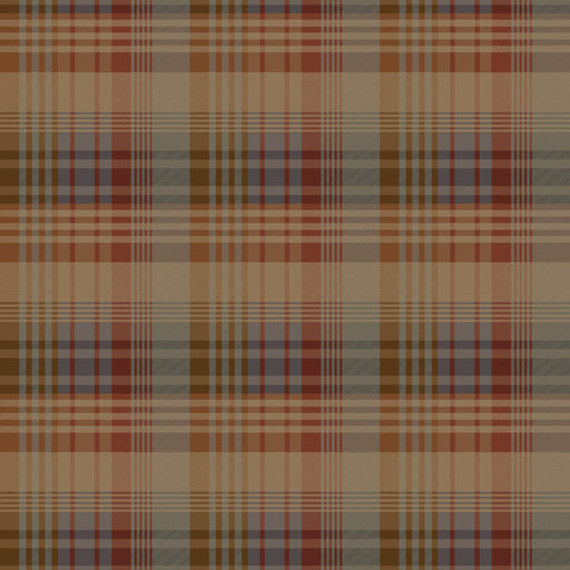 MULBERRY - MULBERRY ANCIENT TARTAN- RED/BLUE - Wallcovering by the Roll RED/BLUE