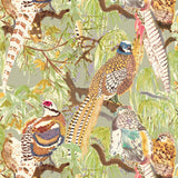MULBERRY - GAME BIRDS- MULTI - Wallcovering by the Roll
