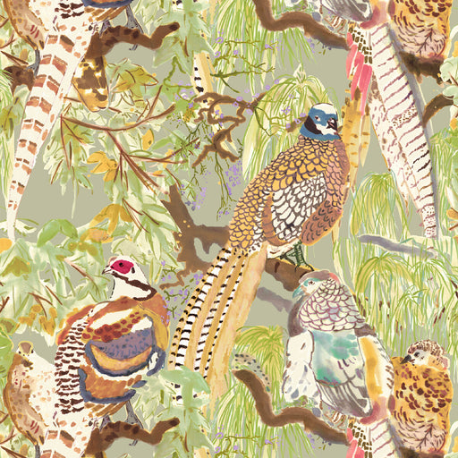 MULBERRY - GAME BIRDS- MULTI - Wallcovering by the Roll MULTI