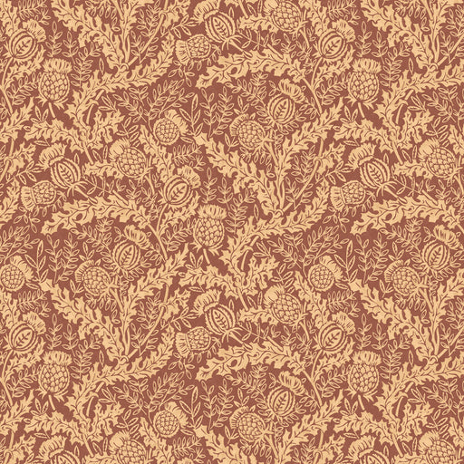 MULBERRY - MULBERRY THISTLE- PLUM - Wallcovering by the Roll PLUM