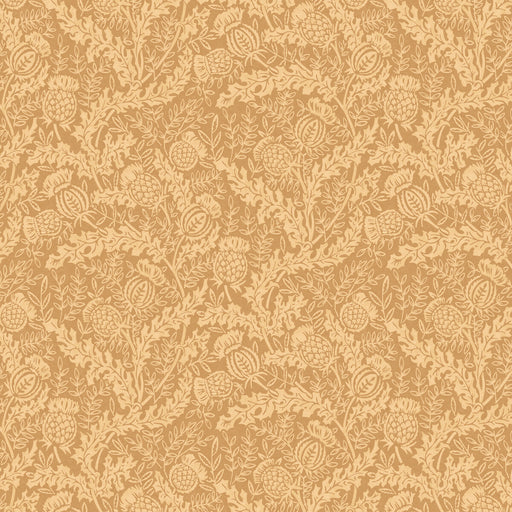 MULBERRY - MULBERRY THISTLE- OCHRE - Wallcovering by the Roll OCHRE
