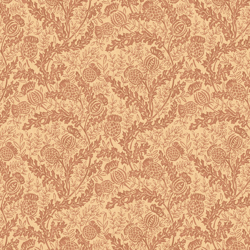 MULBERRY - MULBERRY THISTLE- RUSSET - Wallcovering by the Roll RUSSET