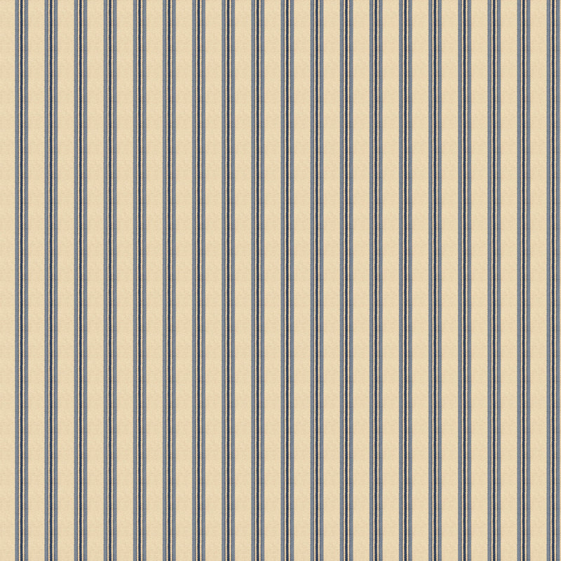 MULBERRY - SOMERTON STRIPE- INDIGO - Wallcovering by the Roll INDIGO