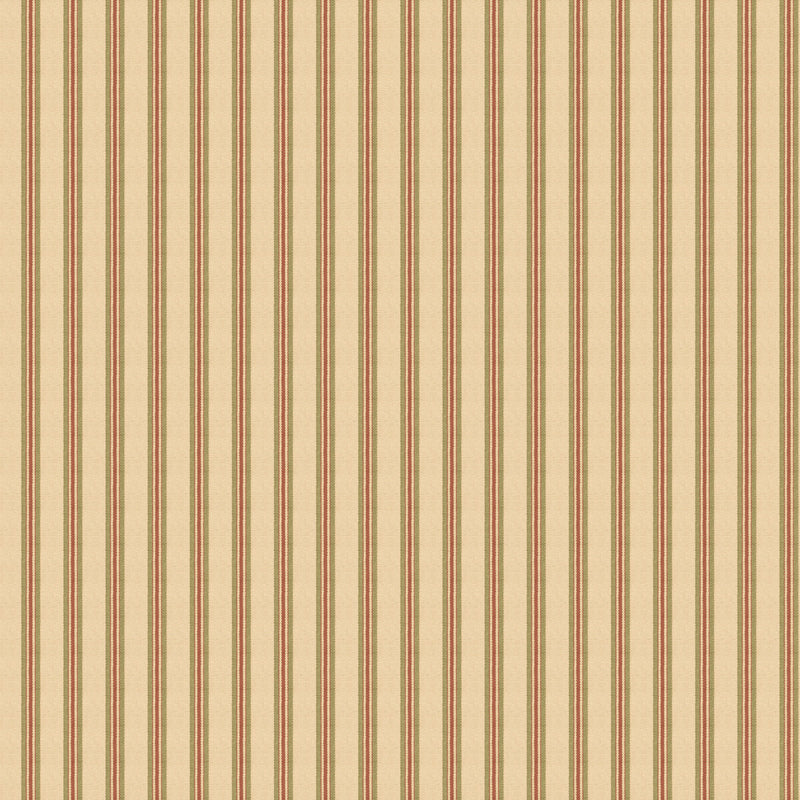 MULBERRY - SOMERTON STRIPE- MOSS - Wallcovering by the Roll MOSS