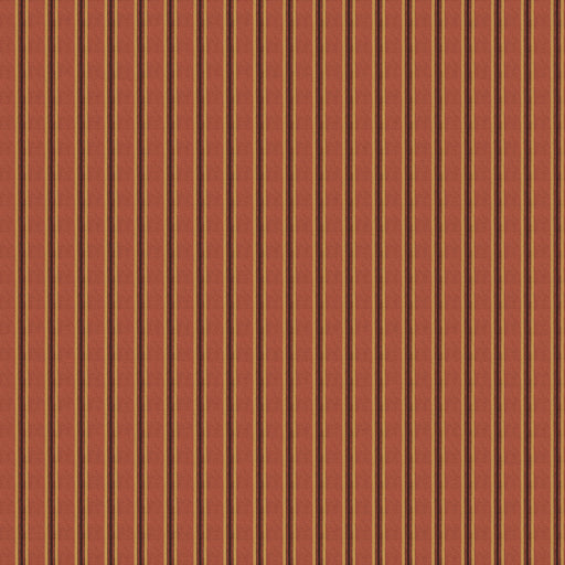MULBERRY - SOMERTON STRIPE- RUSSET - Wallcovering by the Roll RUSSET