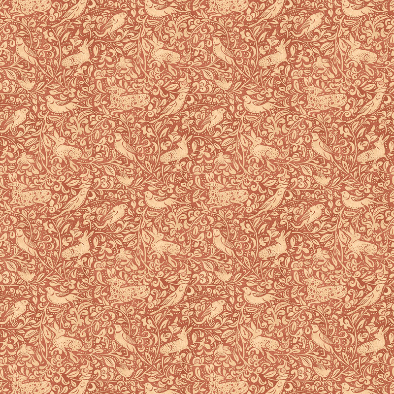 MULBERRY - HEDGEROW- RUSSET - Wallcovering by the Roll RUSSET