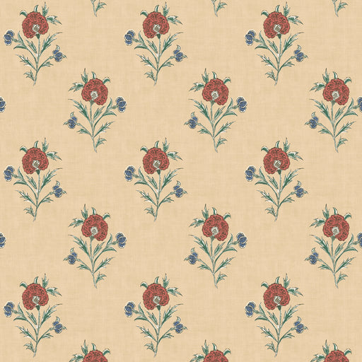 MULBERRY - SOMERTON- RED/GREEN - Wallcovering by the Roll RED/GREEN