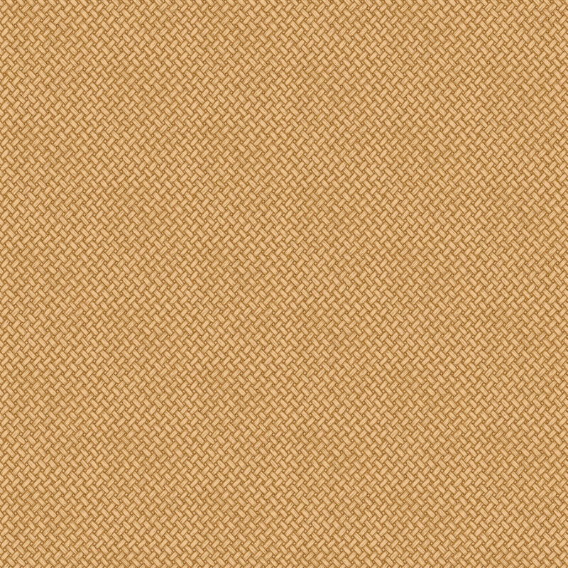 MULBERRY - BASKETWEAVE- OCHRE - Wallcovering by the Roll OCHRE