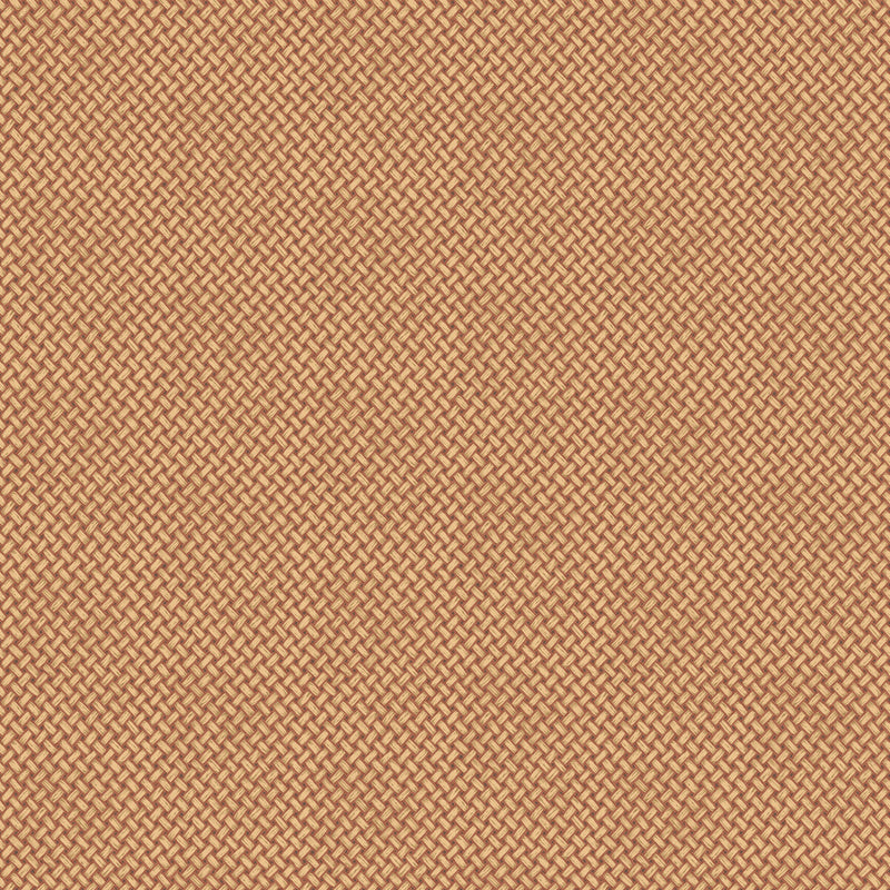 MULBERRY - BASKETWEAVE- RUSSET - Wallcovering by the Roll RUSSET